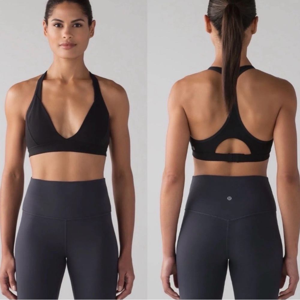 lululemon athletica Navy Sports Bra. All day breeze bra size 6 - Picture 3 of 6